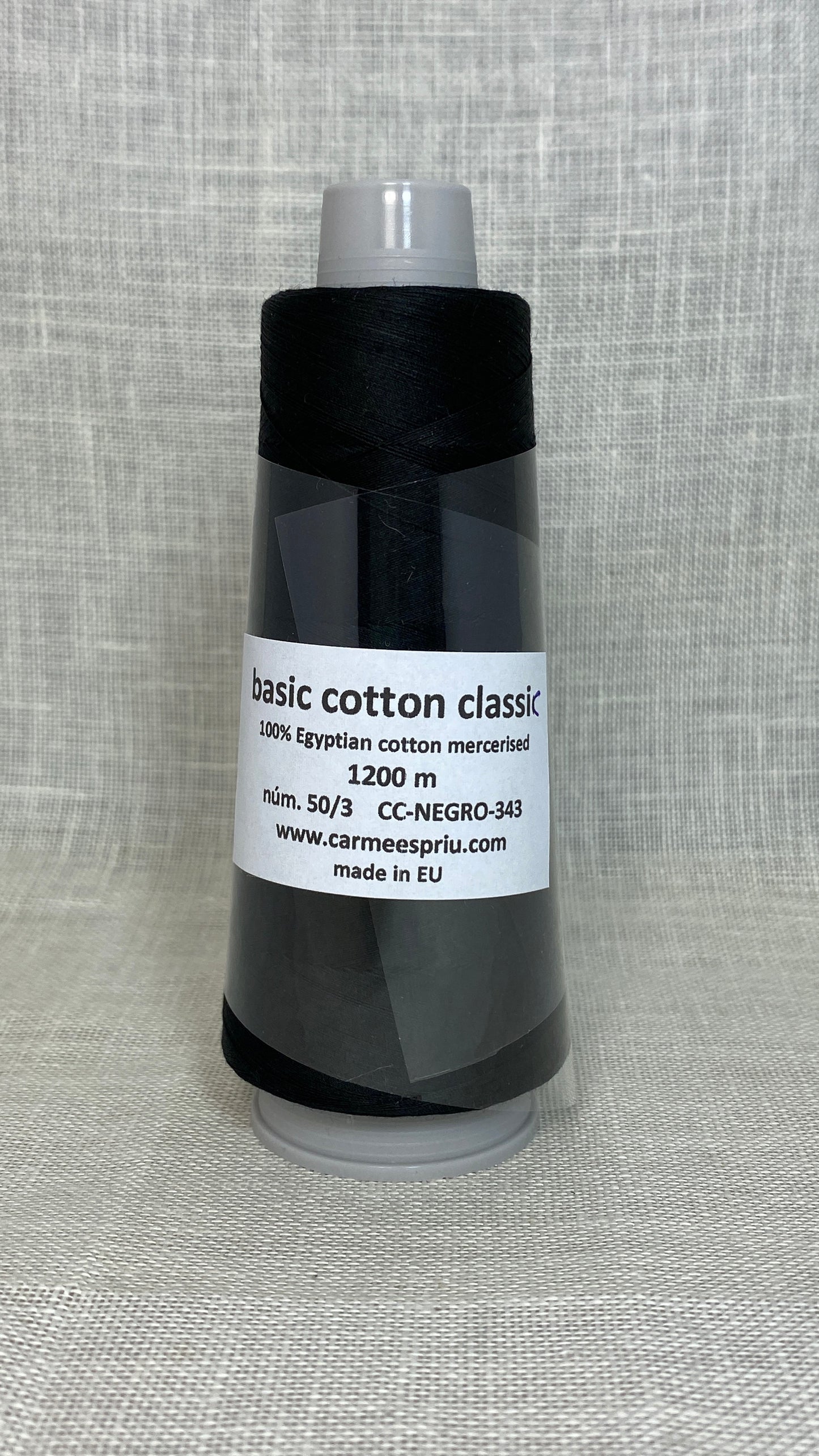 Basic cotton classic negro nº 343